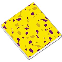 Yellow And Purple Pattern Small Memo Pads