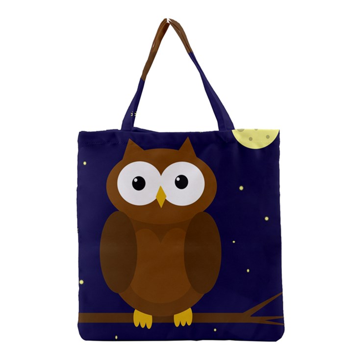 Cute owl Grocery Tote Bag