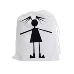 Teenage Girl Drawstring Pouches (extra Large)