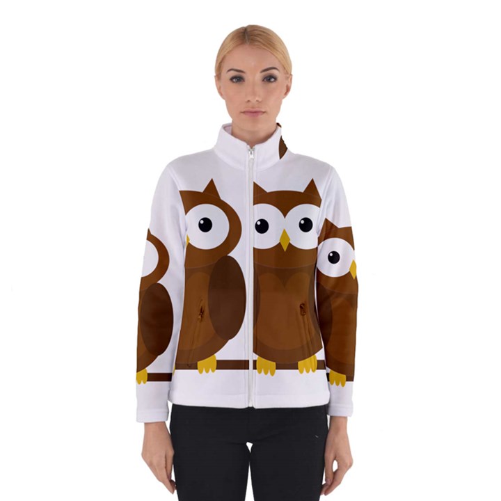 Cute transparent brown owl Winterwear