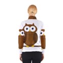 Cute transparent brown owl Winterwear View2