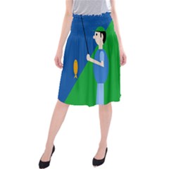 Fisherman Midi Beach Skirt