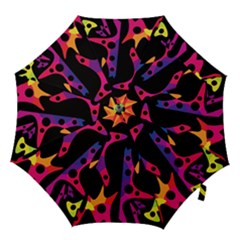 Colorful Pattern Hook Handle Umbrellas (large)