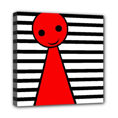 Red Pawn Mini Canvas 8  X 8  by Valentinaart