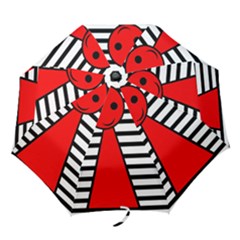 Red Pawn Folding Umbrellas