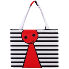 Red Pawn Mini Tote Bag by Valentinaart