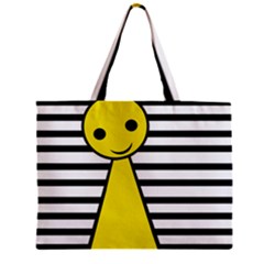 Yellow Pawn Zipper Mini Tote Bag by Valentinaart