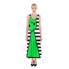 Green Pawn Sleeveless Maxi Dress