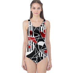 Artistic Abstraction One Piece Swimsuit by Valentinaart