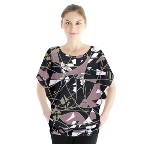 Artistic Abstract Pattern Blouse by Valentinaart