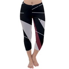 Artistic Abstraction Capri Winter Leggings 