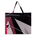 Artistic abstraction Zipper Large Tote Bag View1