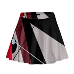 Artistic Abstraction Mini Flare Skirt