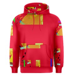 Red Abstraction Men s Pullover Hoodie by Valentinaart