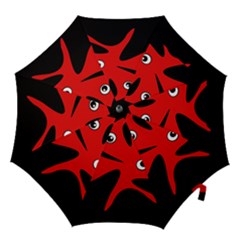 Red Amoeba Hook Handle Umbrellas (medium)