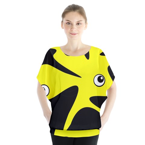 Yellow Amoeba Blouse by Valentinaart