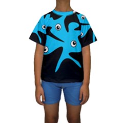 Blue Amoeba Kid s Short Sleeve Swimwear