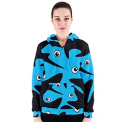 Blue Amoeba Women s Zipper Hoodie