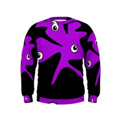 Purple amoeba Kids  Sweatshirt