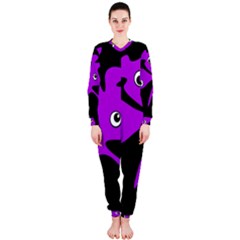 Purple amoeba OnePiece Jumpsuit (Ladies) 