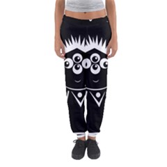 Black And White Voodoo Man Women s Jogger Sweatpants by Valentinaart