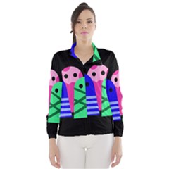 Three Monsters Wind Breaker (women) by Valentinaart