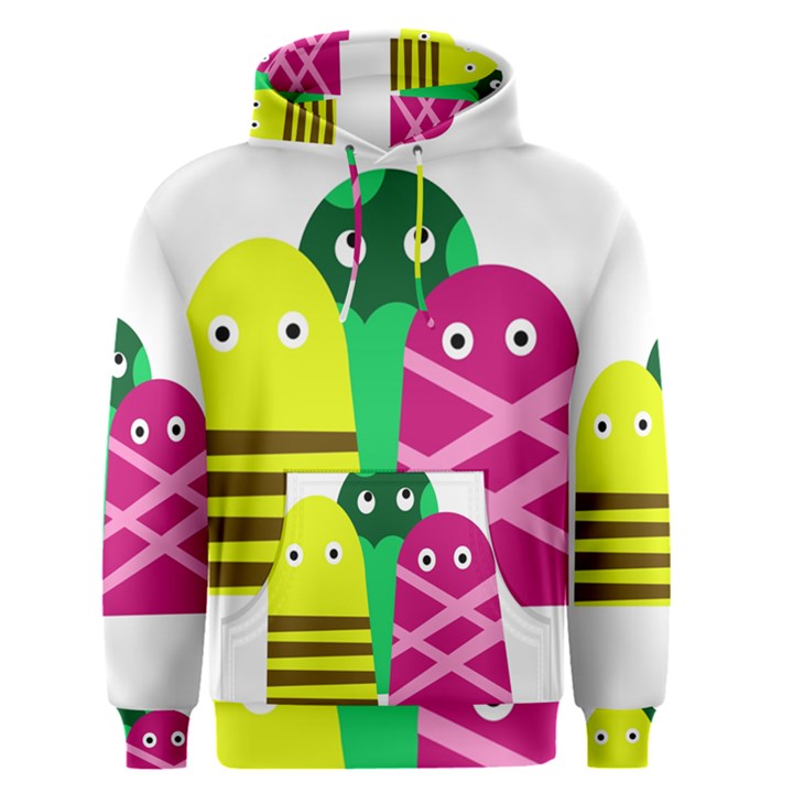 Three mosters Men s Pullover Hoodie