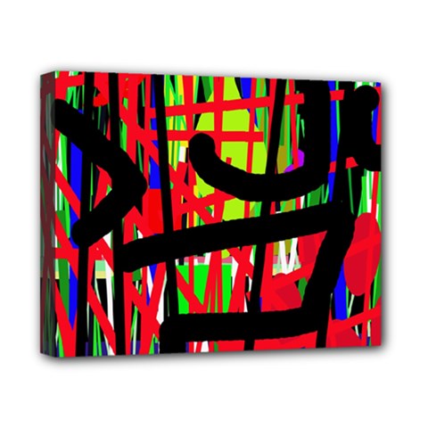 Colorful Abstraction Canvas 10  X 8  by Valentinaart