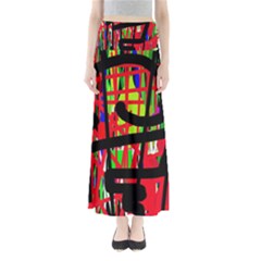 Colorful Abstraction Maxi Skirts