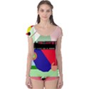 Abstract train Boyleg Leotard  View1