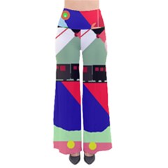 Abstract Train Pants