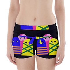 Three Monsters Boyleg Bikini Wrap Bottoms