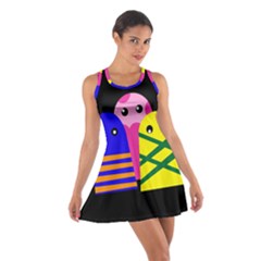 Three Monsters Cotton Racerback Dress