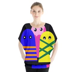 Three Monsters Blouse