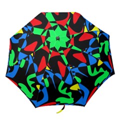 Colorful Abstraction Folding Umbrellas