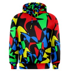 Colorful Abstraction Men s Pullover Hoodie by Valentinaart