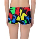 Colorful abstraction Reversible Boyleg Bikini Bottoms View2