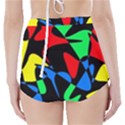 Colorful abstraction High-Waisted Bikini Bottoms View2