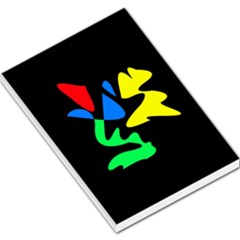 Colorful Abstraction Large Memo Pads