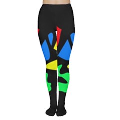 Colorful Abstraction Women s Tights by Valentinaart