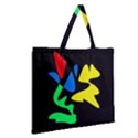 Colorful abstraction Zipper Large Tote Bag View2