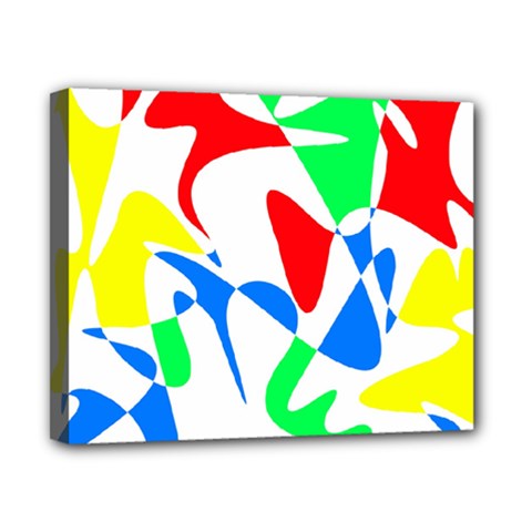 Colorful Abstraction Canvas 10  X 8  by Valentinaart