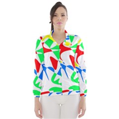 Colorful abstraction Wind Breaker (Women)