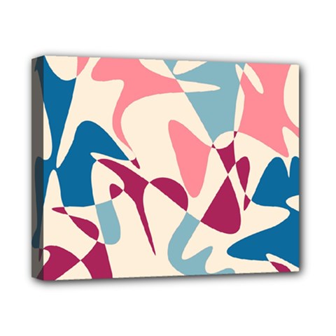 Blue, Pink And Purple Pattern Canvas 10  X 8  by Valentinaart