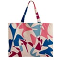 Blue, pink and purple pattern Zipper Mini Tote Bag View2