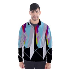 Colorful Abstraction Wind Breaker (men) by Valentinaart