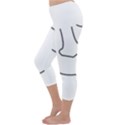 Sleeping face Capri Winter Leggings  View2