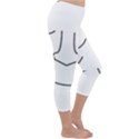 Sleeping face Capri Winter Leggings  View3