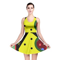 Abstract Design Reversible Skater Dress by Valentinaart