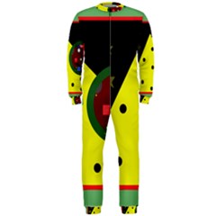 Abstract Design Onepiece Jumpsuit (men)  by Valentinaart